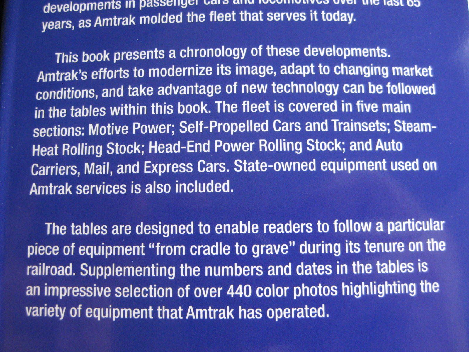 Libri: Amtrak, By the Numbers, David C. Warner, Elbert Simon, 31x24 – Usato da Malters venduto da Marosko 2