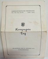 Dokumente Schweizer Armee Militär Kompanie Tag 1950