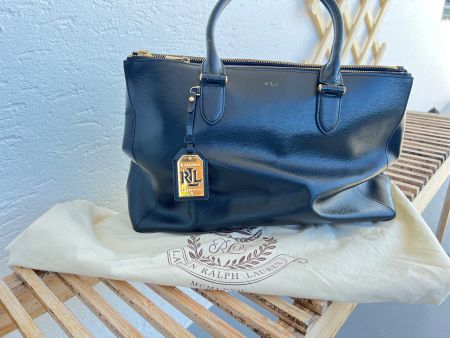 Handtasche Lauren Ralph Lauren schwarz gebraucht