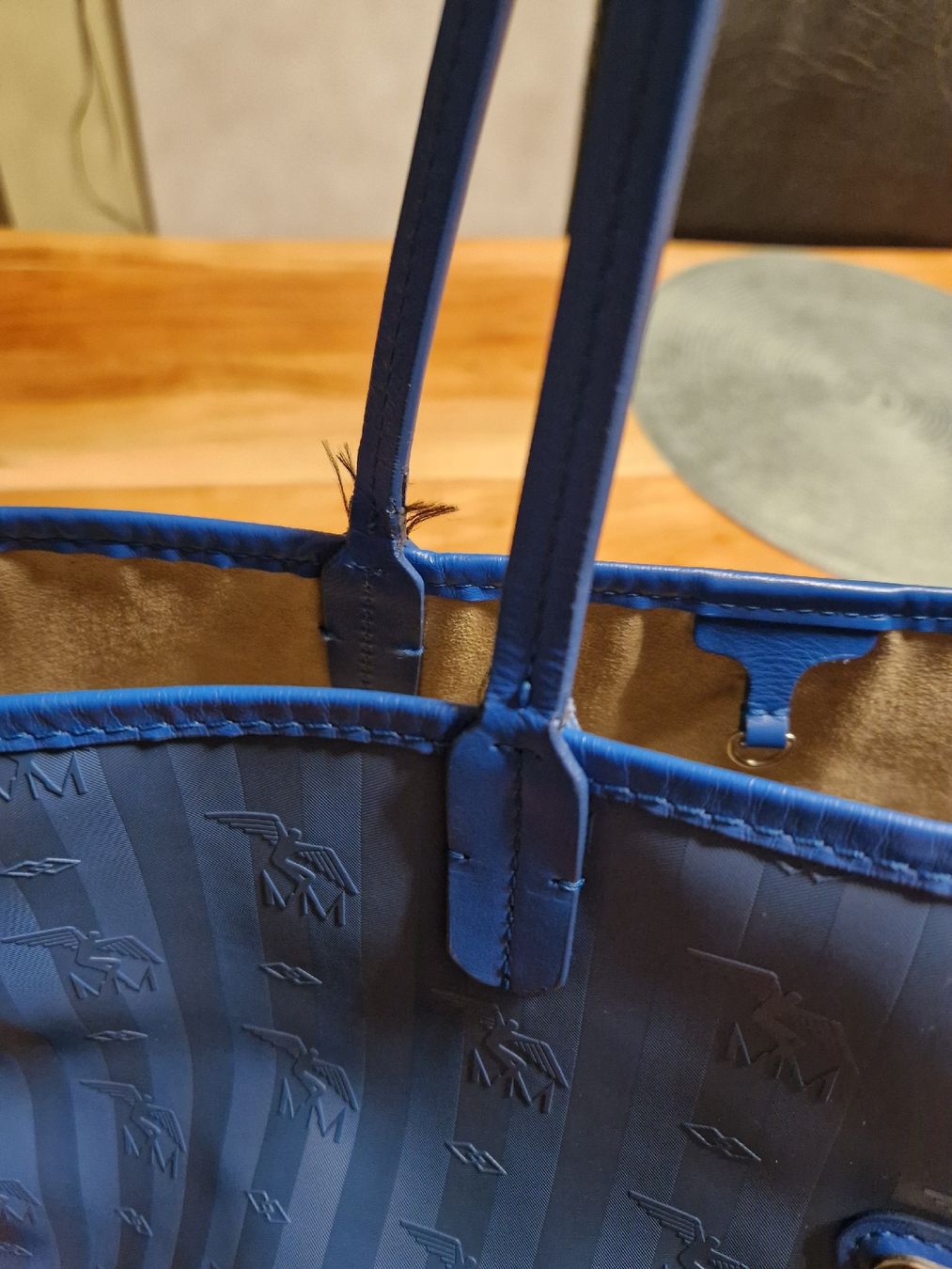 Maison Mollerus Taschen für Damen: Mollerus Shopper blau / Silber – Gebraucht aus Wallisellen von misnenes 5