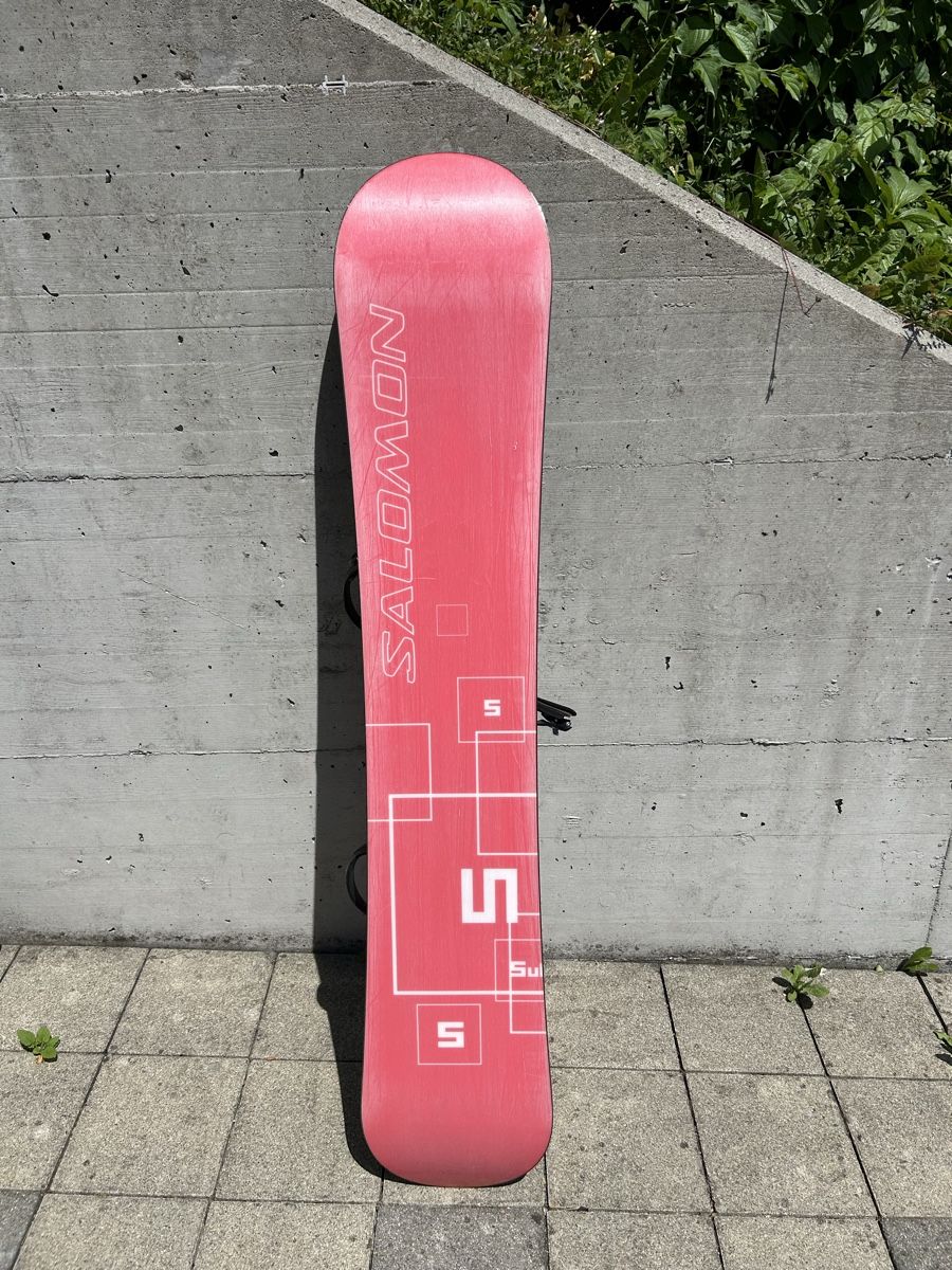 Salomon Board: Snowboard Salomon mit Bindung und Tasche – Usato da St. Gallen venduto da Falcone 2