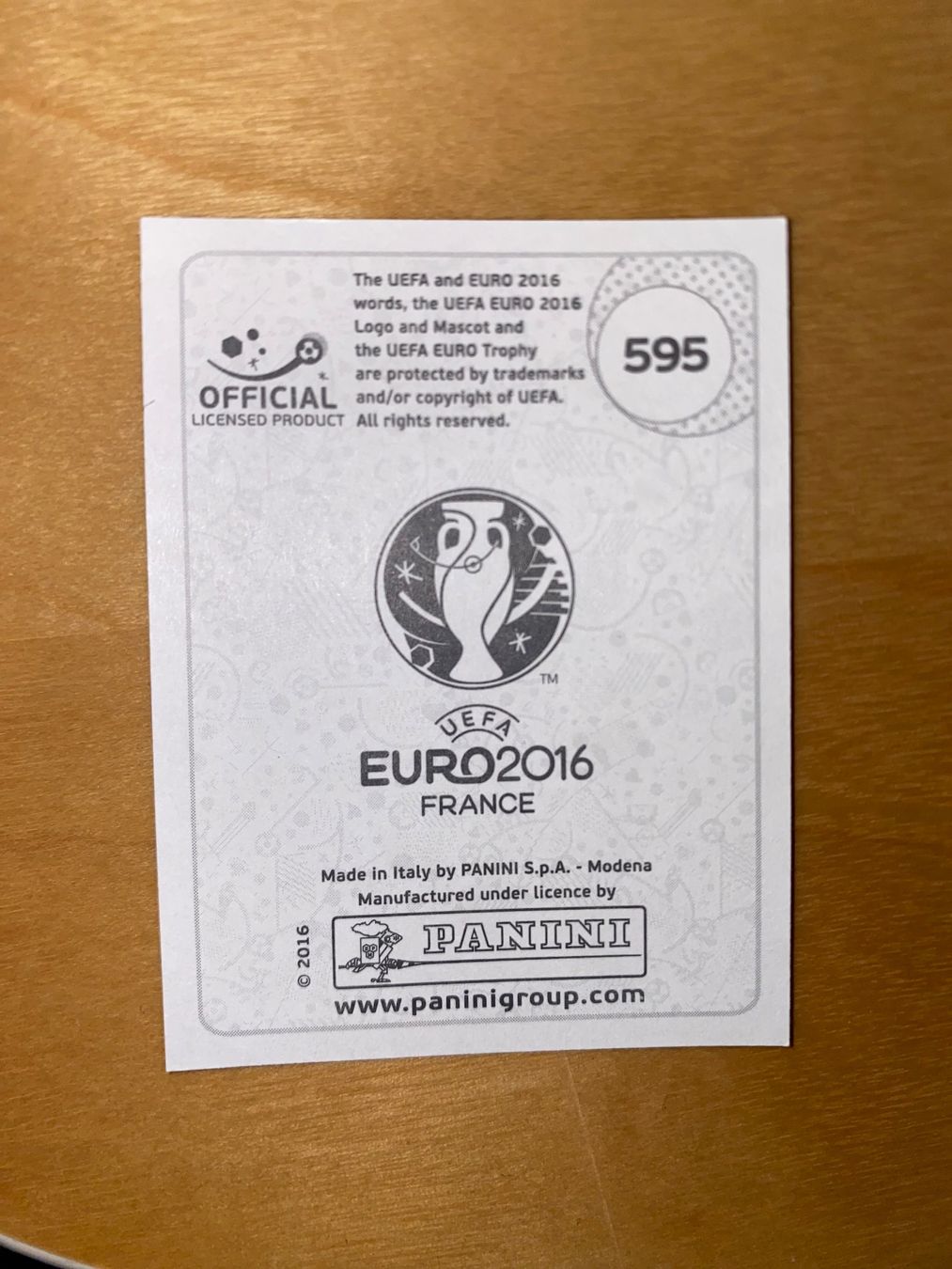 Panini Carte collezionabili: Euro 2016 - Eder Nr 595 – Nuovo (secondo la descrizione) da Unterlunkhofen venduto da PaniNicola 1