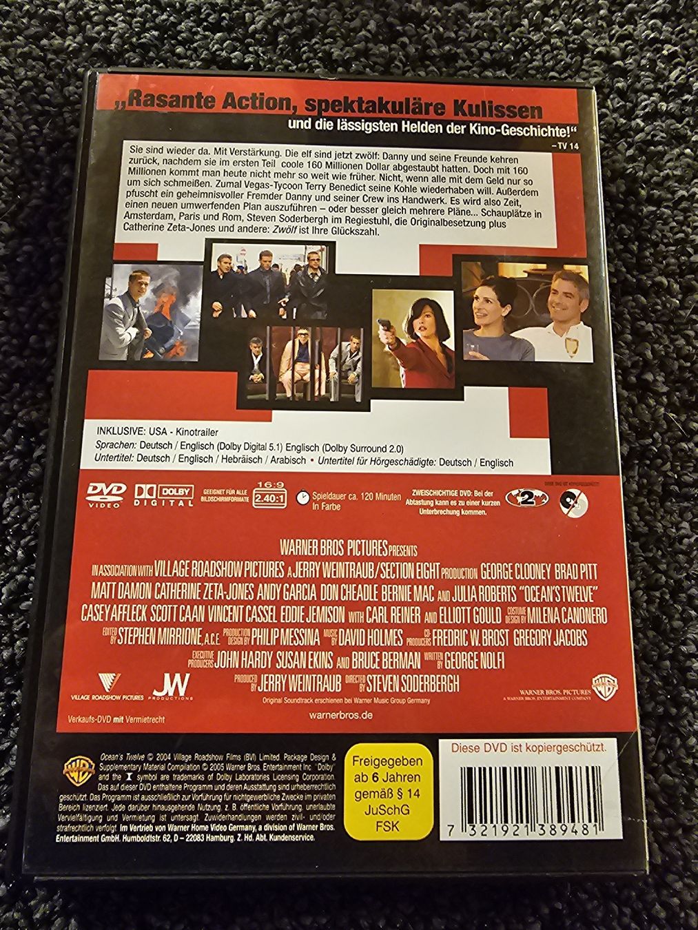Tutti i DVDs: Ocean's Twelve DVD (18438) – Usato da Ruswil venduto da jan_bxl5 1