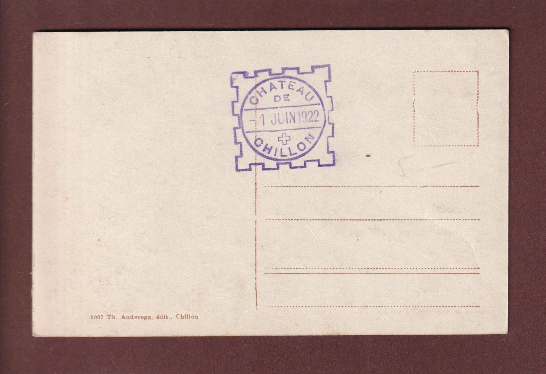 Cartoline postali: Château de CHILLON - Cour - Escalier d'honneur - Animation – Usato da Pully venduto da nicecards 1