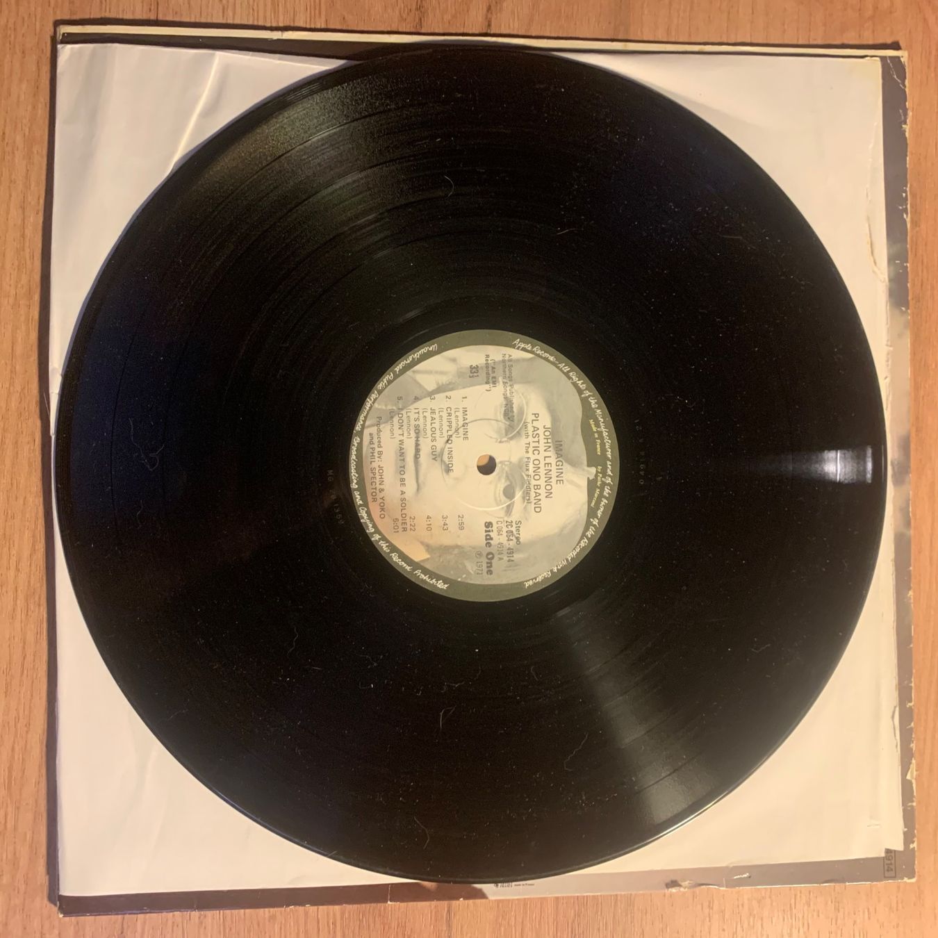 Dischi in vinile: John Lennon - Imagine...RE FR...VG+/VG+ – Usato da Gals venduto da Diskopatshop 3