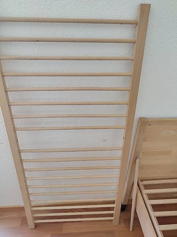 Baby-, Kinderbett von Marke Taube, Buche massiv unbehandelt (D'occasion ...