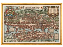 Druck Ansichtsplan Zürich – Murerplan 1576 – von Jos Murer
