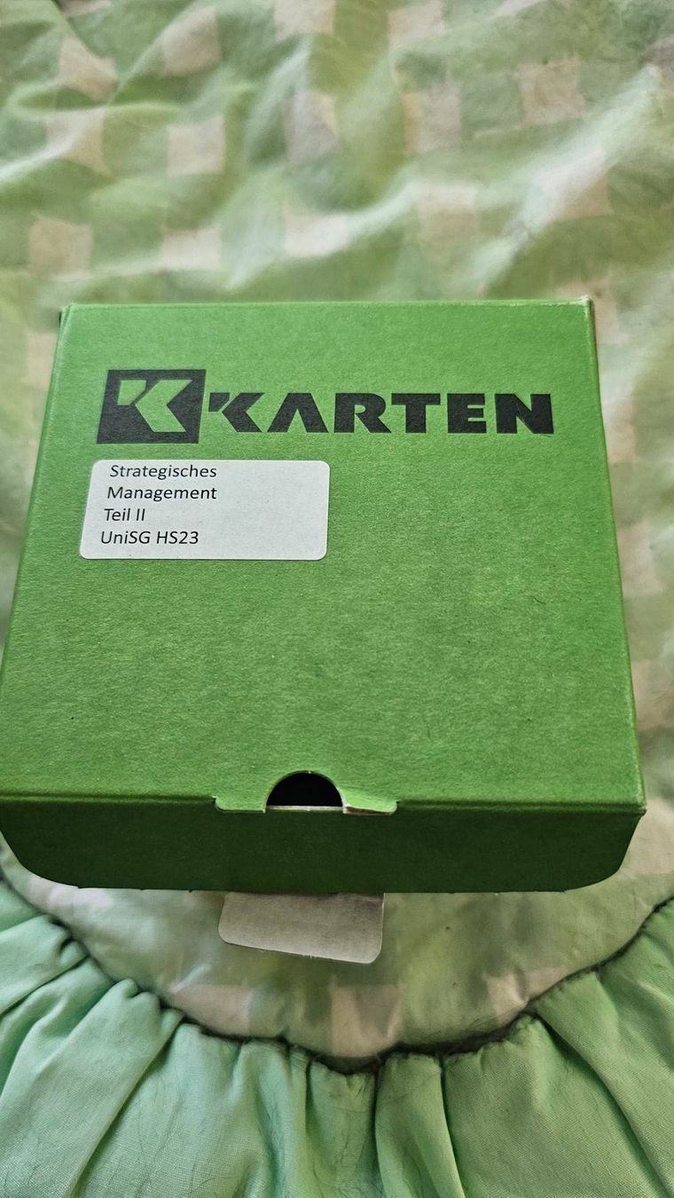 Altro materiale scolastico: KKarten UniSG – Usato da Küssnacht am Rigi venduto da delanyc 2