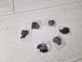 6x Haarnetz schwarz für Ballett-Dutt - NEU,  ca. 20-25cm