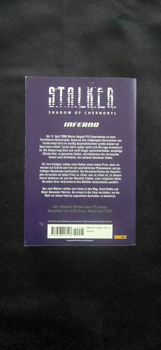 Bücher: STALKER - Inferno - Deutsch – Gebraucht aus Doppleschwand von Bennox94 1