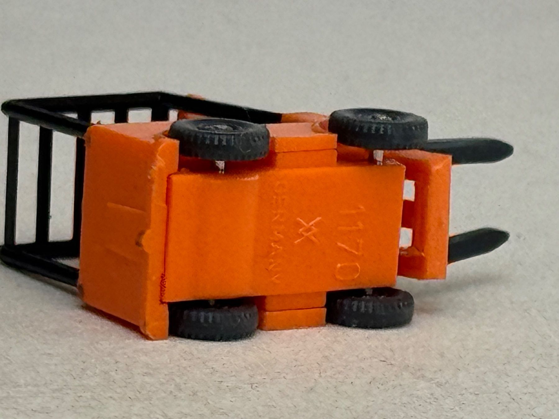 Wiking Modellautos: EB- Wiking Gabelstapler Still orange – Gebraucht aus Elm von Wikmtz 2