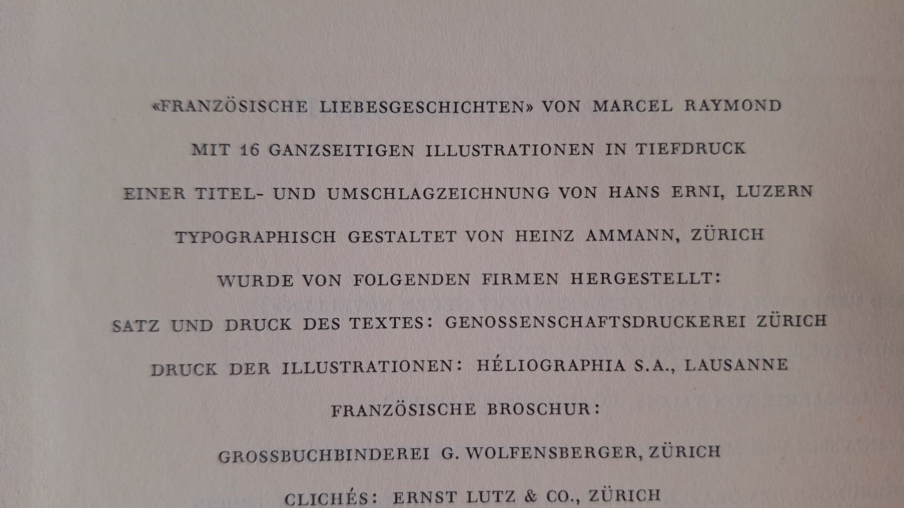 Bücher: Französische Liebesgeschichten – Gebraucht aus Zürich von t24_de 4