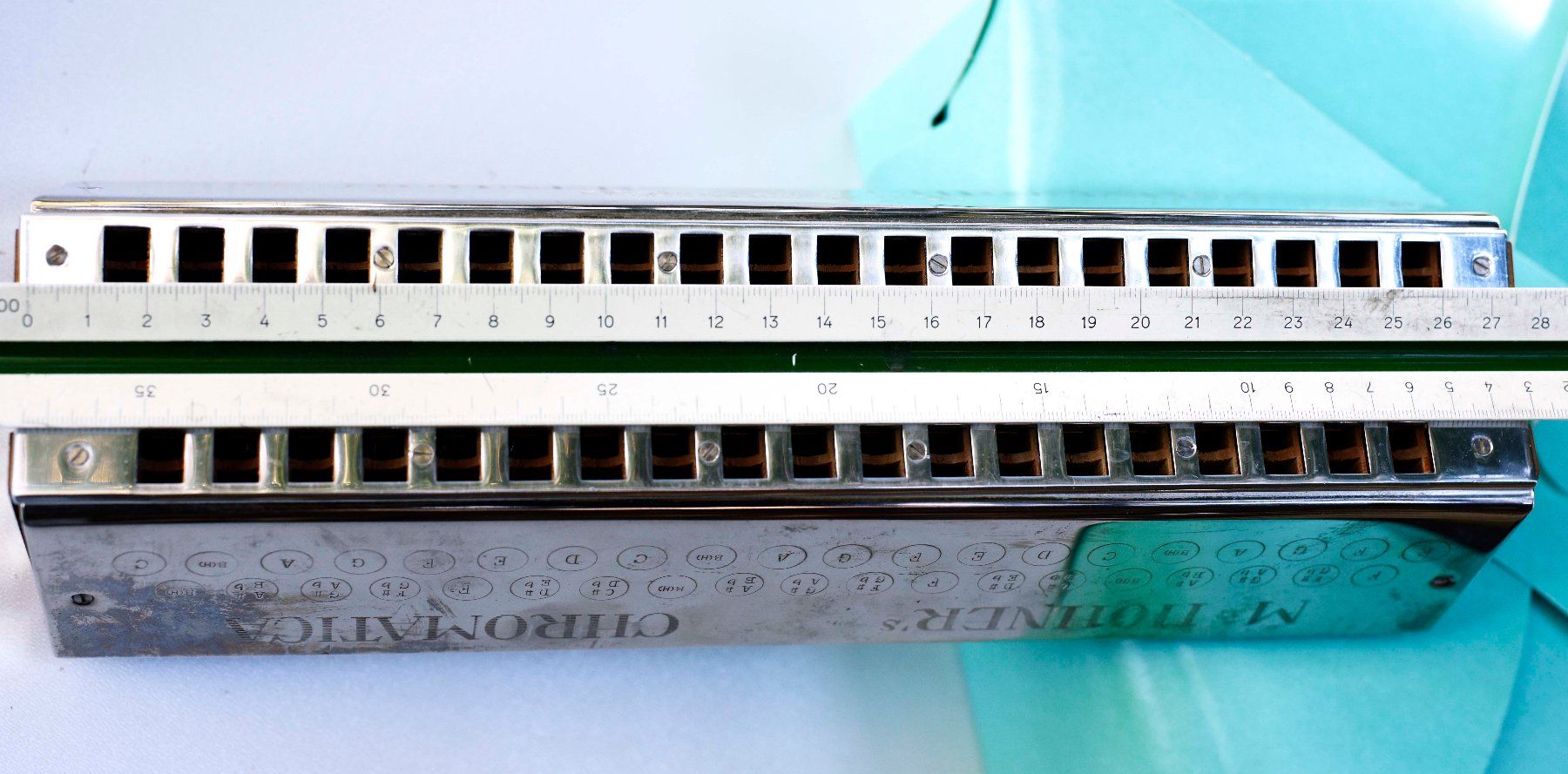 Hohner Strumenti musicali: HOHNER einmalige Bass-Mundharmonica "CHROMATICA" – Usato da Wilen b. Wollerau venduto da tommton 7