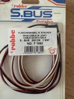 Flächenkabel mit Stecker (S-Bus) 200 cm