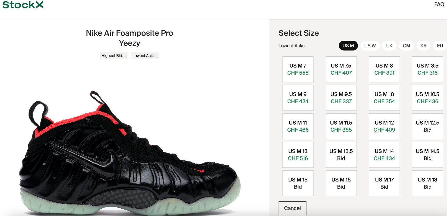 Nike Herrenschuhe: Nike foamposite yeezy size 11.5/45.5 – Gebraucht aus Zürich von le_souk 6