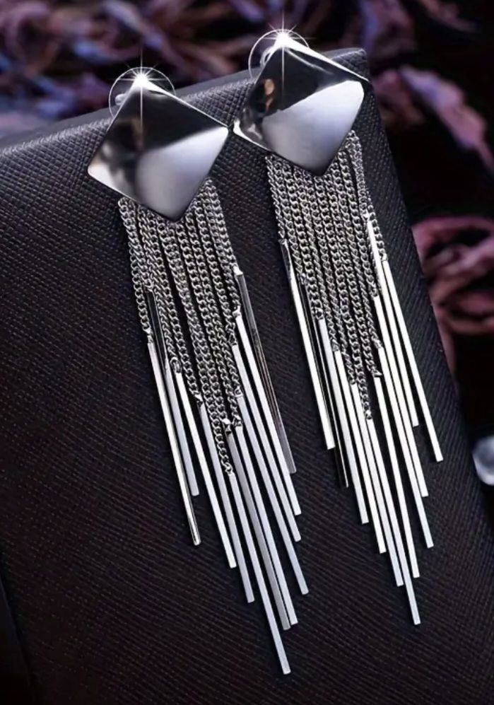 Boucles d'oreille: Orecchini pendenti argento geometrici – Neuf (Voir description) à Giubiasco par Stefaniav