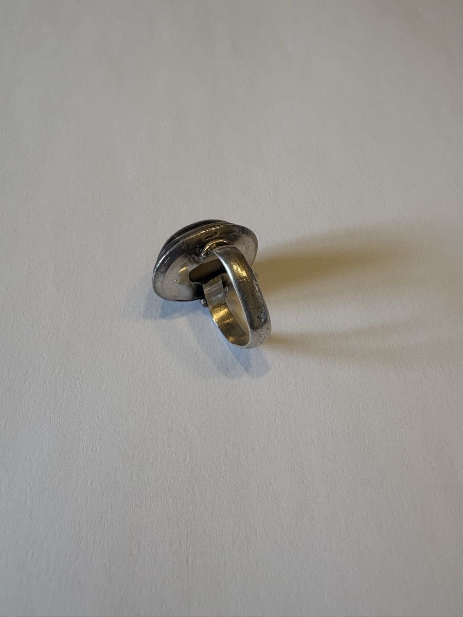 Anelli: 925 Tigerauge Edelstein Ring  – Usato da Murten venduto da Tzaugg 3