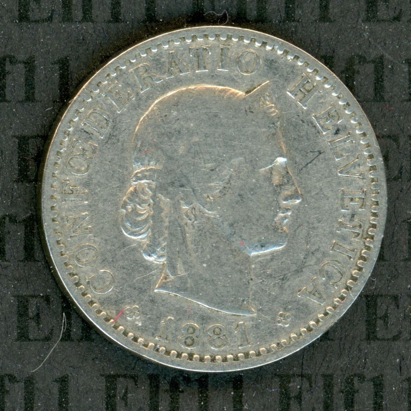 Tutti le monete: CHF___0.20 1881 s 20 Rappen – Usato da Widnau venduto da Elf11