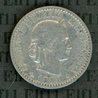 CHF___0.20 1881 s 20 Rappen