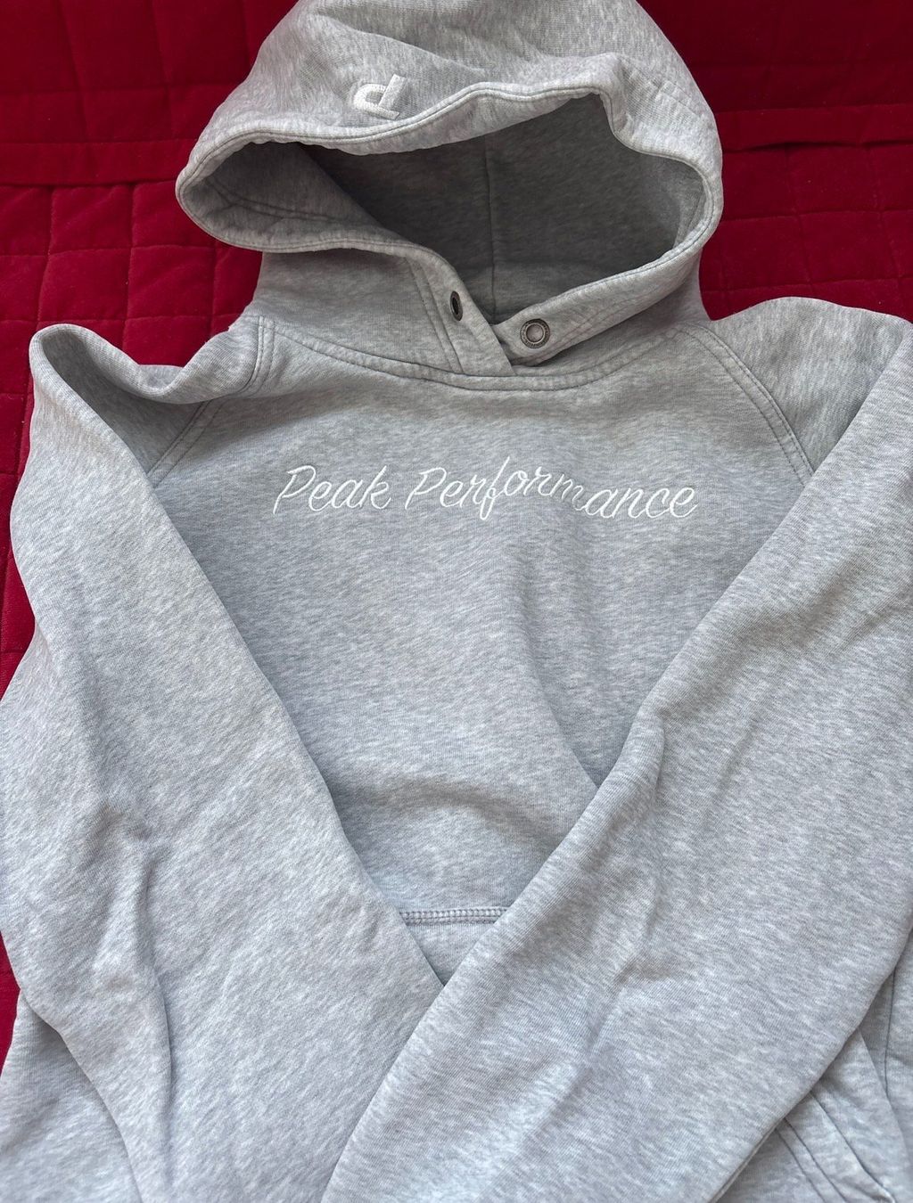 Peak Performance Maglioni & Felpe: Superbe Hoodie Peak Performance gris clair, taille S – Usato da Grimisuat venduto da nAth.- 1