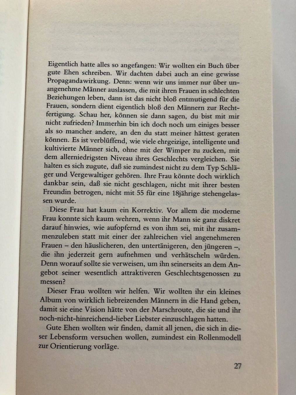 Bücher: Lasst endlich die Männer in Ruhe – Gebraucht aus Bottmingen von marktplatz-buecher 4