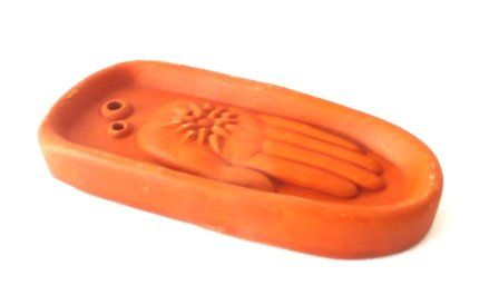 Candele: Räucherstäbchenhalter - Healing Hand tonfarben – Nuovo e nell'imballaggio originale da Mauren venduto da Yeelen 1