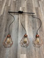 Moderne Deckenlampe im Industrial-Stil - Kupferfarben!