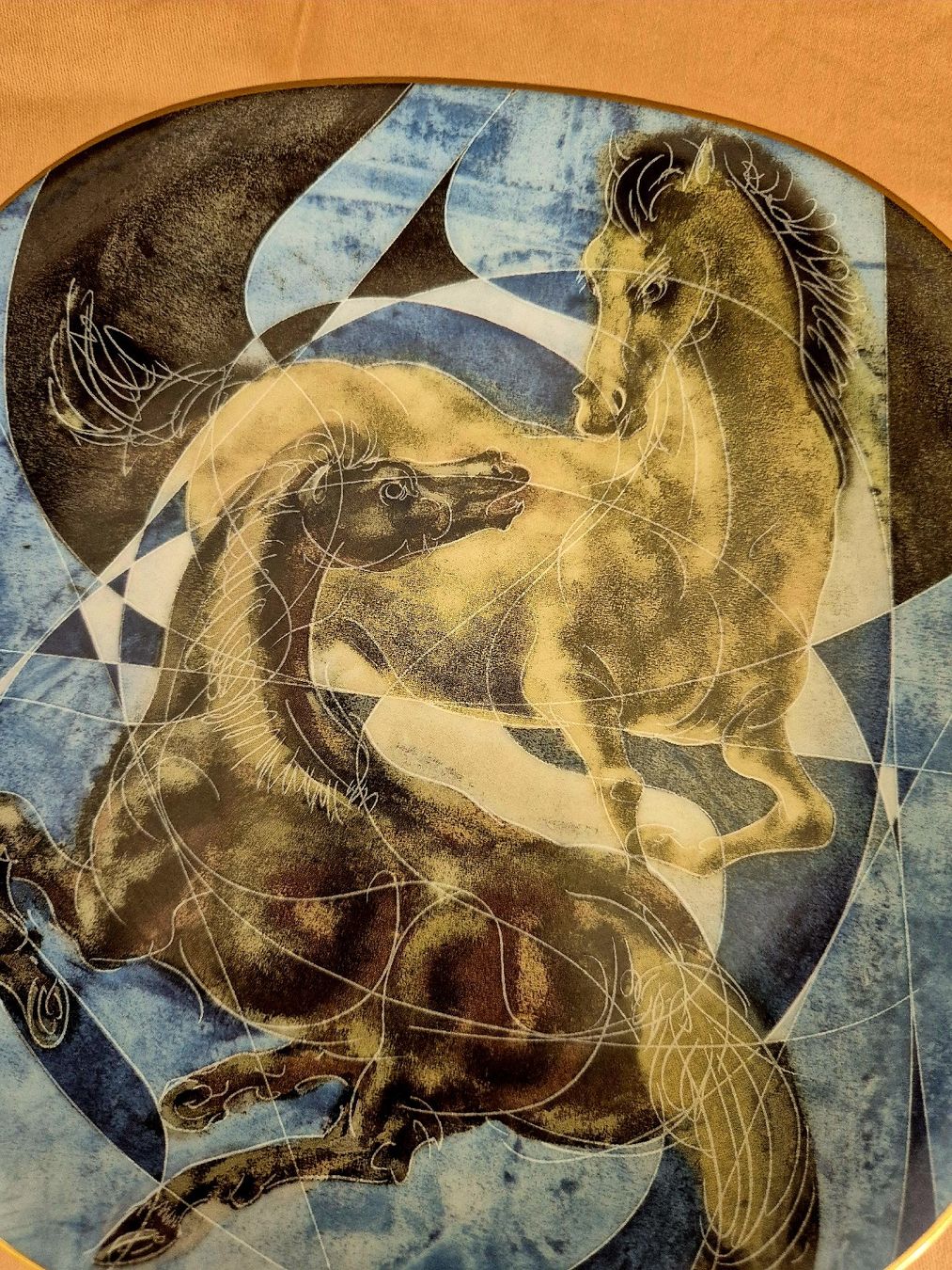 Rosenthal Teller: Rosenthal Wandteller "Die dynamischen Pferde des Hans Erni" – Neu (gemäss Beschreibung) aus Eschlikon TG von zuzanka80 4