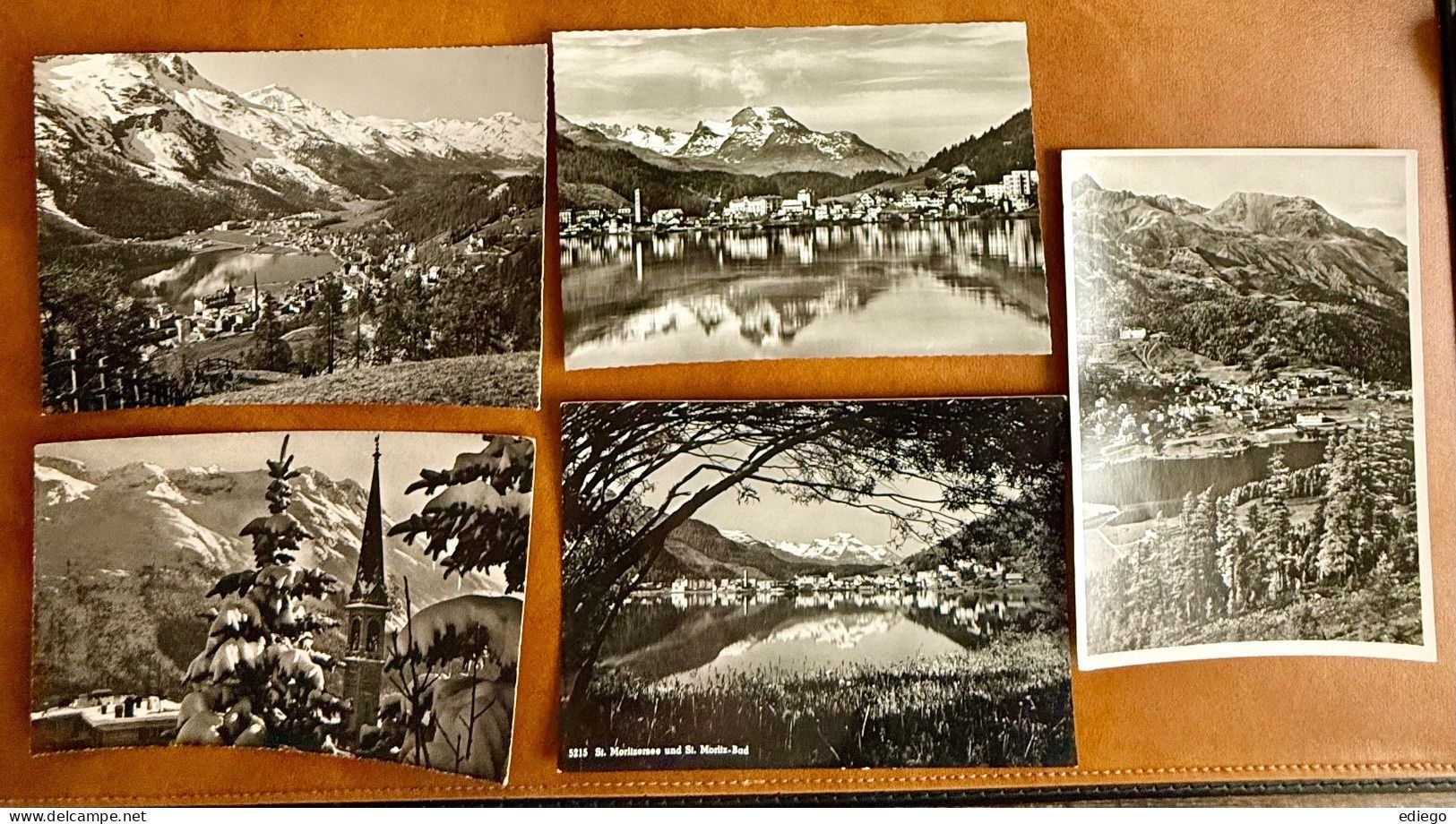 Cartoline postali: 10X AK: ST. MORITZ. (2) – Usato da Lutry venduto da Ediego 1