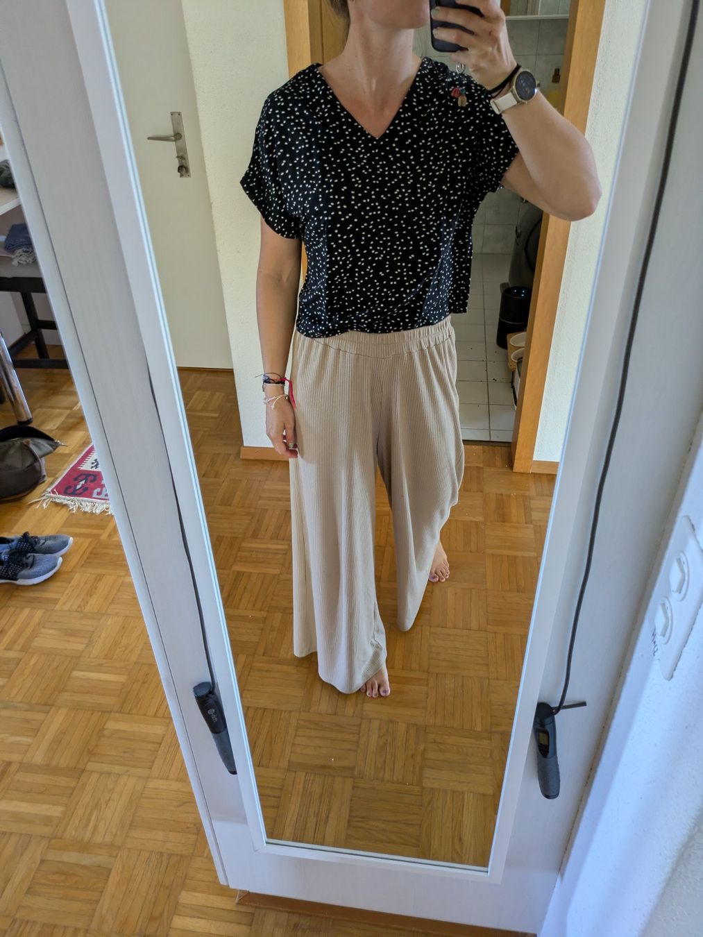 Top: gepunktetes Oberteil in One Size – Usato da Hedingen venduto da cafel10 1