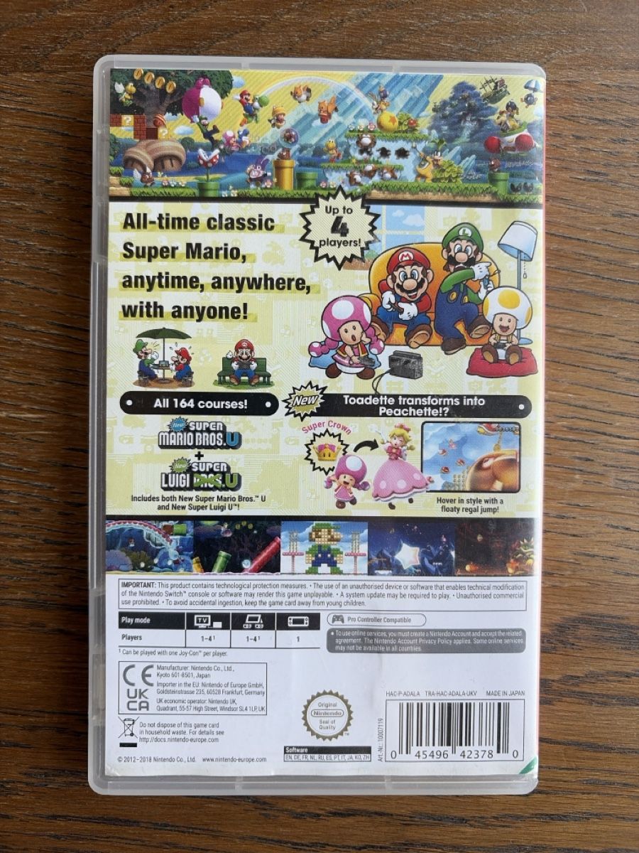Nintendo Giochi: Super Mario Bros. U Deluxe - Nintendo Switch game – Usato da Cham venduto da muz_kd9t 2