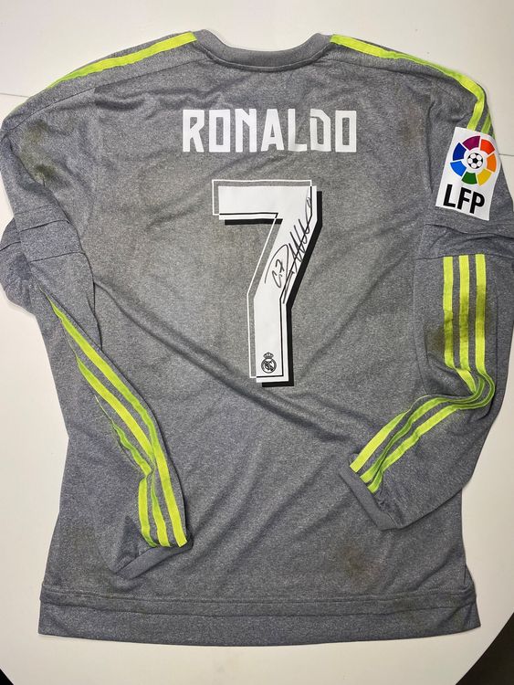 Real Madrid #7 Cristiano Ronaldo Match Trikot mit Autogramm 1