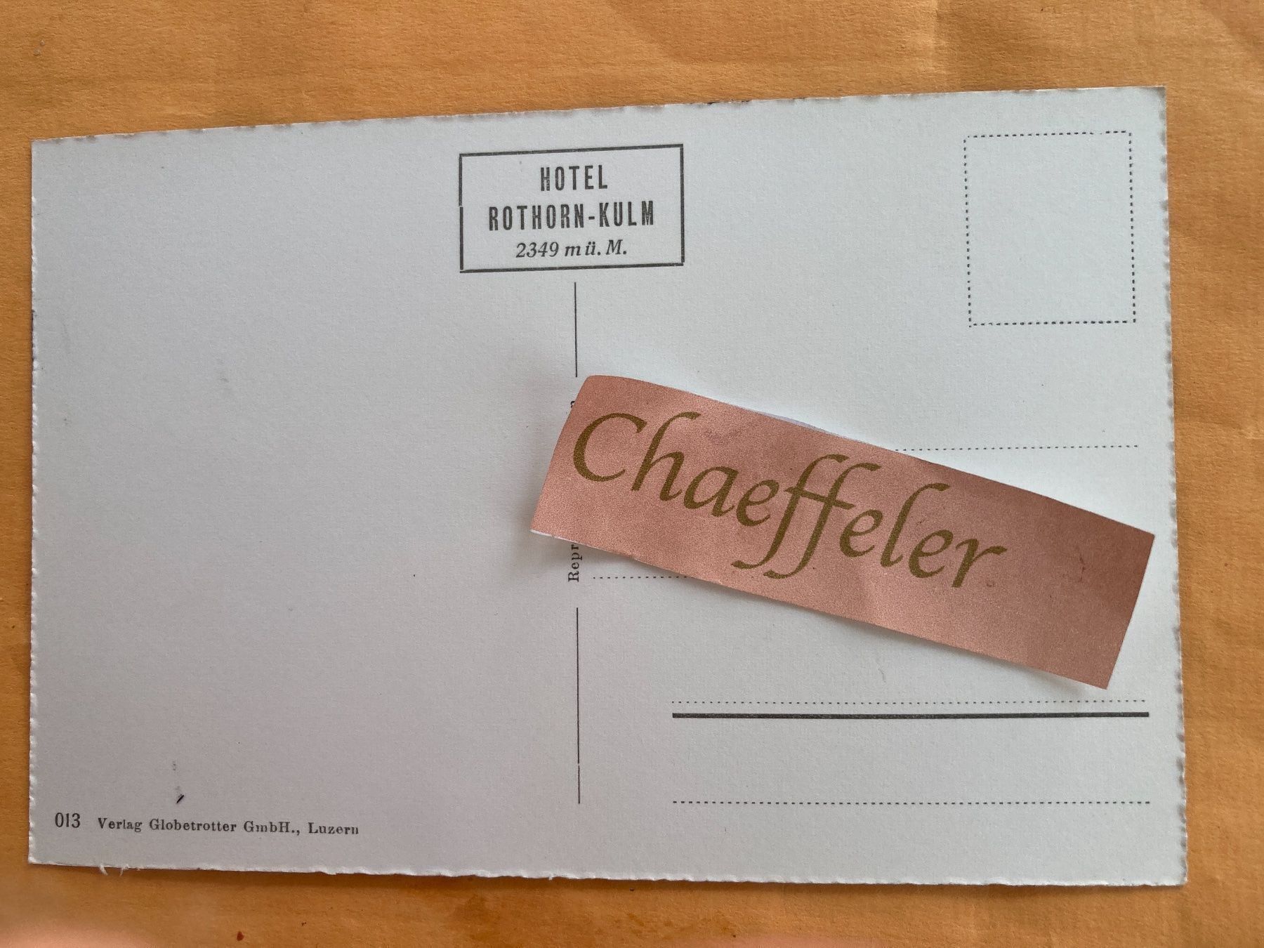 Cartoline postali: Brienzerrothornbahn Bl. auf Brienzersee – Usato da Zürich venduto da Chaeffeler 1