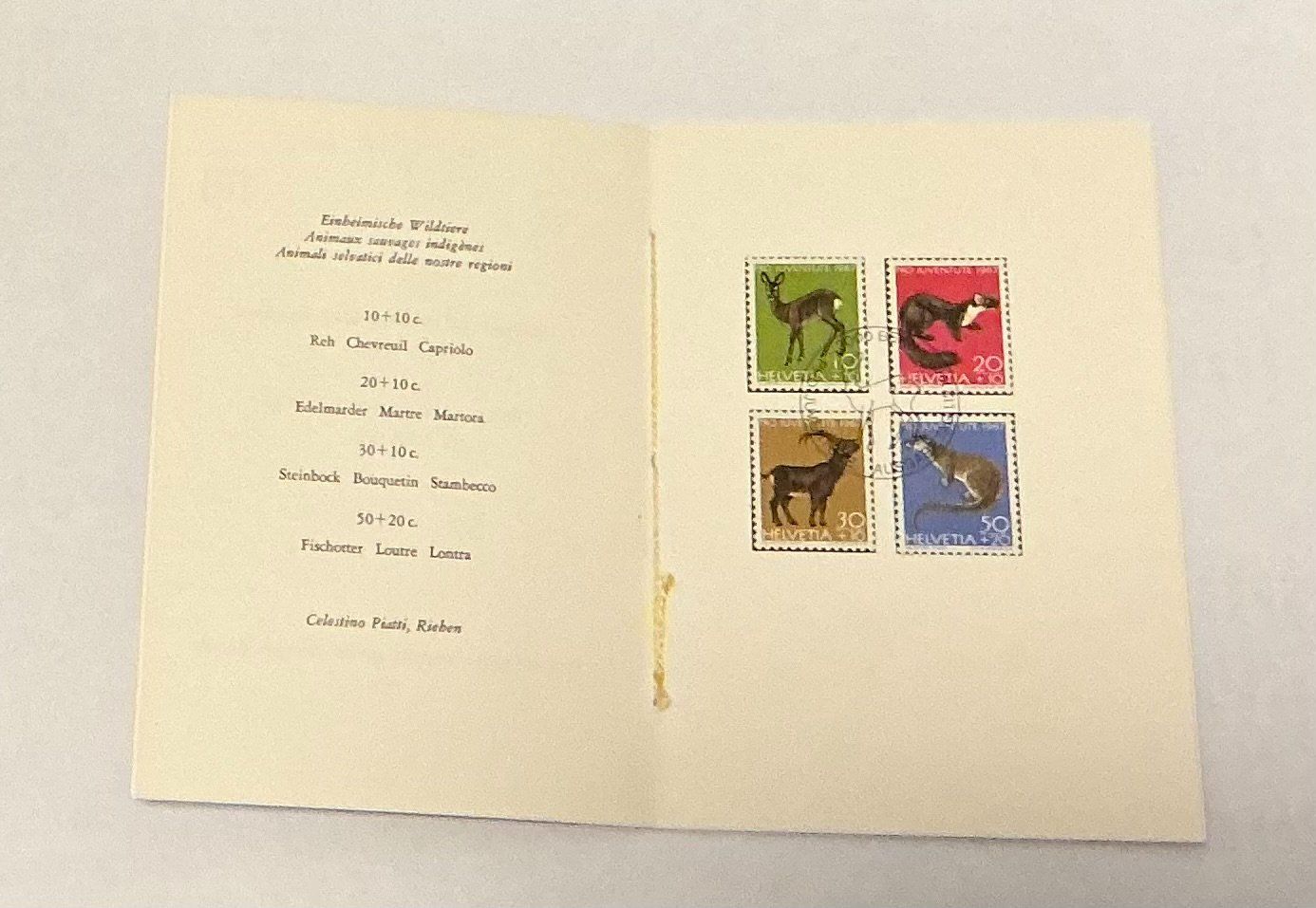Tutti i francobolli: CH Pro Juventute  Briefmarkenheftchen Satz 1967 – Usato da Koblenz venduto da Markenhimmel