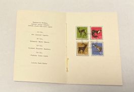 CH Pro Juventute  Briefmarkenheftchen Satz 1967