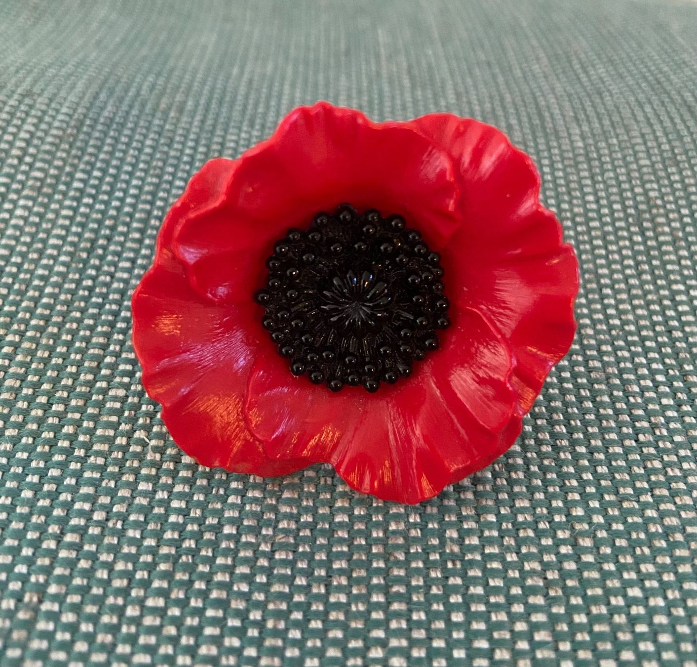Bagues: Bague coquelicot réglable – Neuf (Voir description) à Genève par kik_8jd6