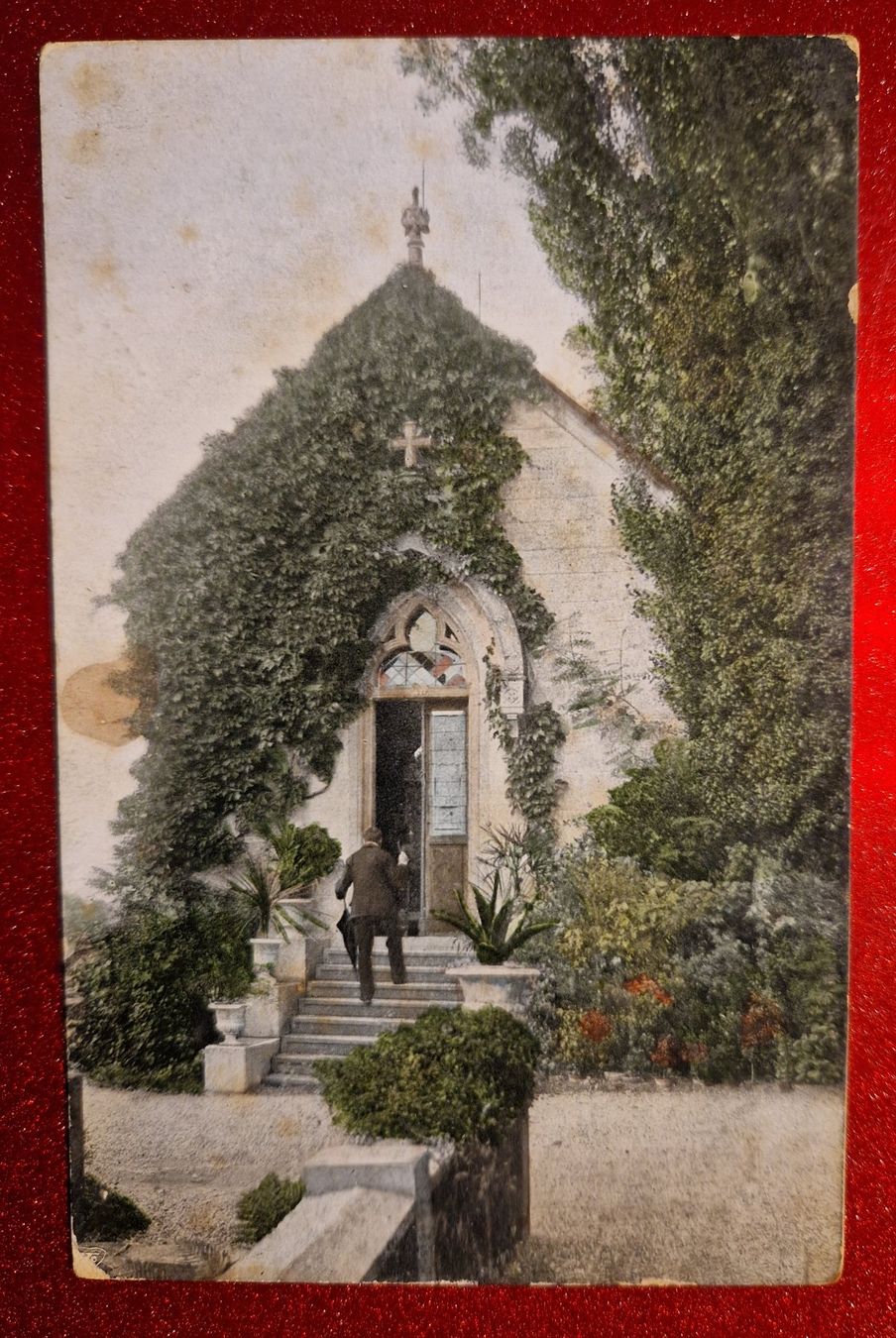 Cartoline postali: Rar Schlosskapelle Arenenberg 1908 – Usato da Melchnau venduto da Arthurius