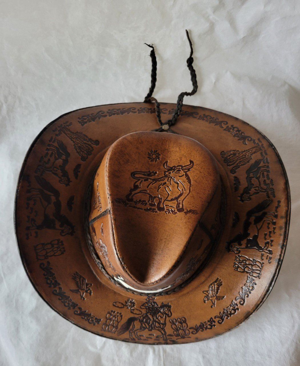 Hüte, Mützen & Caps: original Goucho Lederhut aus Peru, Neu!! – Neu (gemäss Beschreibung) aus Lima- Peru von Alpaka-Haus 8