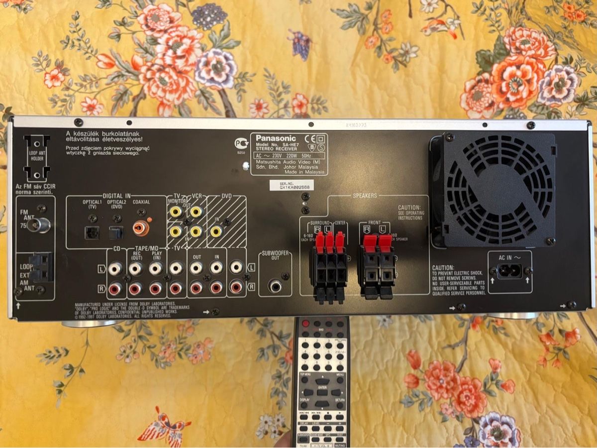 Panasonic Ricevitori: Panasonic AV Control Receiver SA-HE7 – Nuovo (secondo la descrizione) da Studen BE venduto da eli11303 3