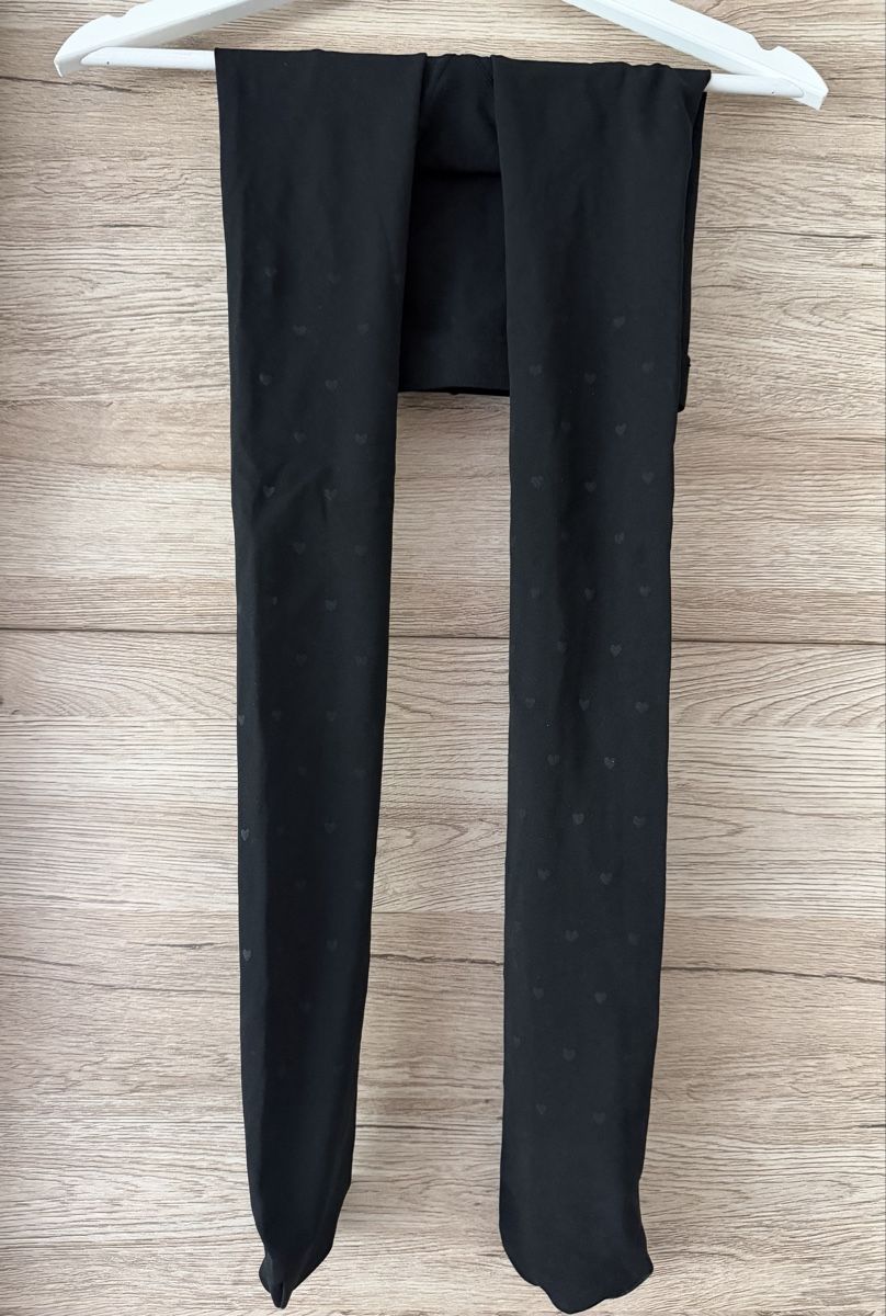 Calze & Collant: Strumpfhose mit Herzenmuster, Schwarz, Uni size – Nuovo (secondo la descrizione) da Au ZH venduto da FMRF