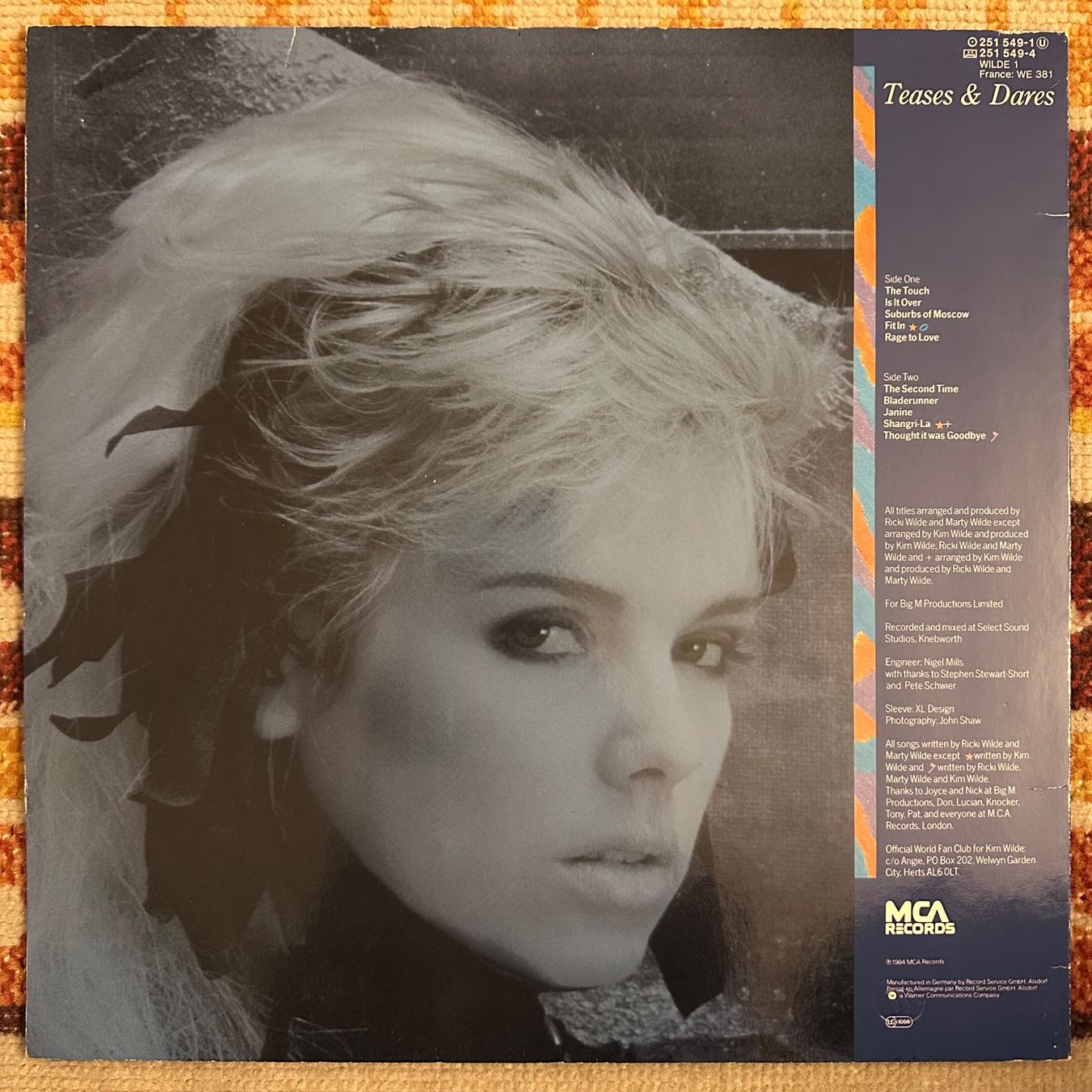 Dischi in vinile: LP - Kim Wilde - Teases & Dares – Usato da Breganzona venduto da Onairda75 1