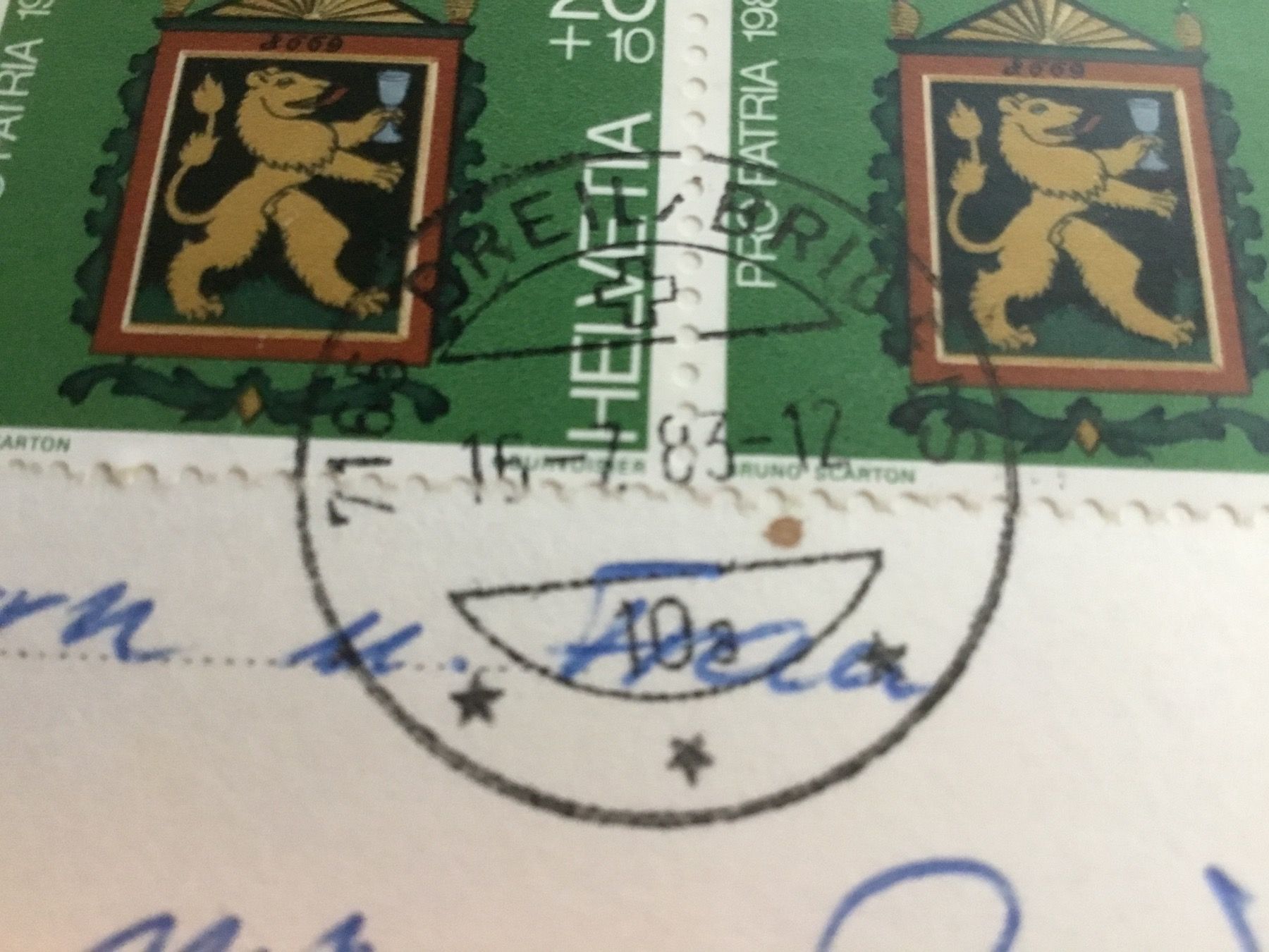 Ansichtskarten: Breit/Brigels – Gebraucht aus Thierachern von sweden08 1