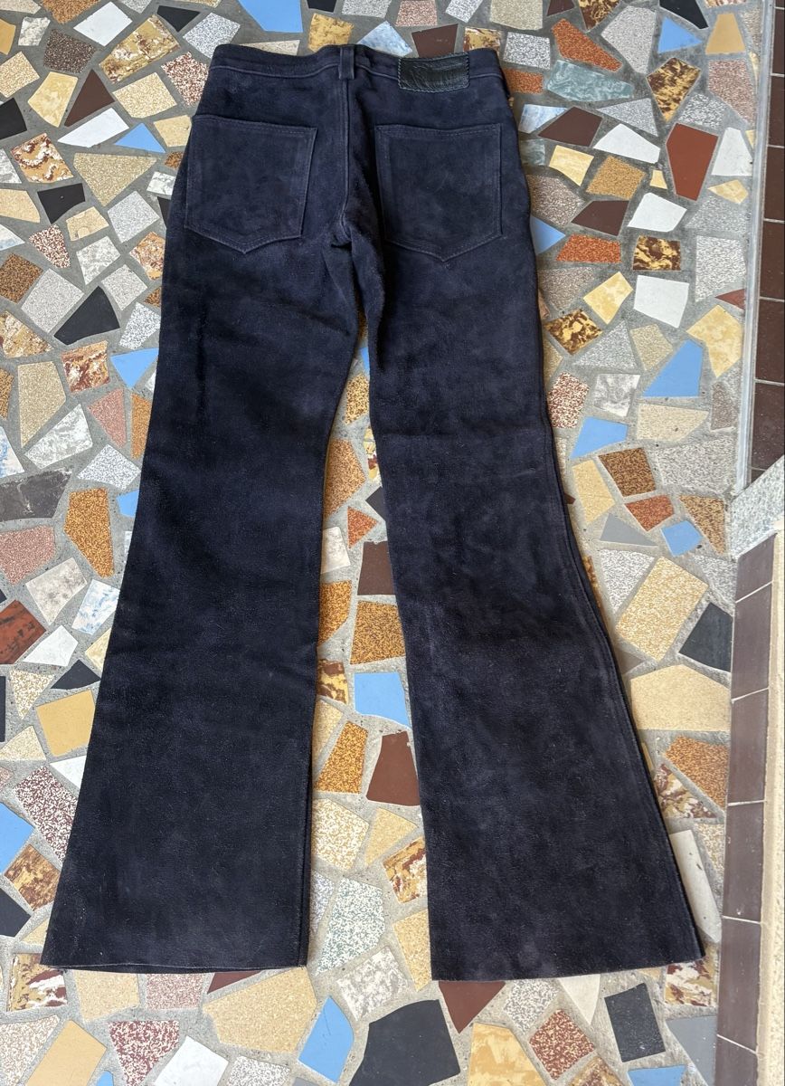 Pantaloni: Schwarze Wildlederhose Vintage – Nuovo (secondo la descrizione) da Obermumpf venduto da davetattoo 1