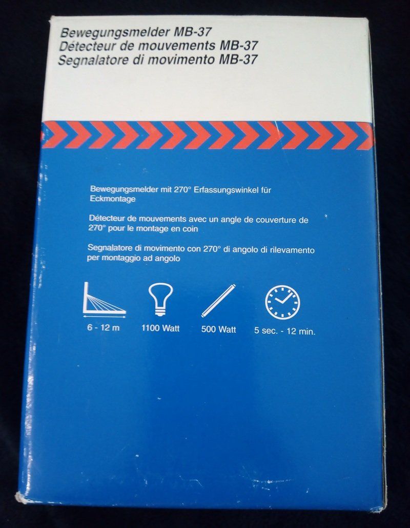 Sistemi d'allarme: Bewegungsmelder MB-37, Security line – Usato da Werdenberg venduto da EXA-Secondhand 6