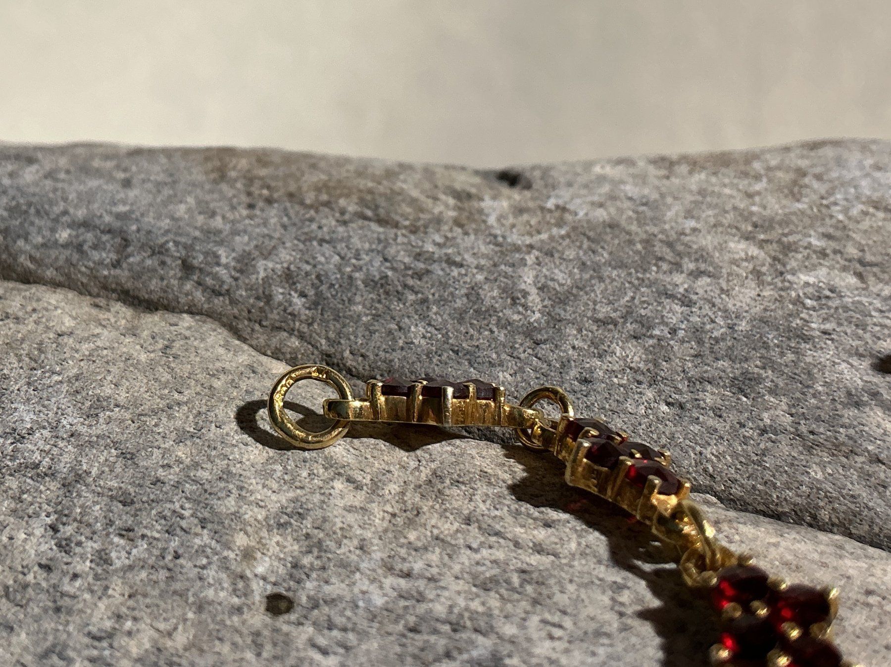 Catenine: BÖHMISCHER GRANATSCHMUCK Halskette – Nuovo (secondo la descrizione) da Richterswil venduto da Restwert_Richterswil 9