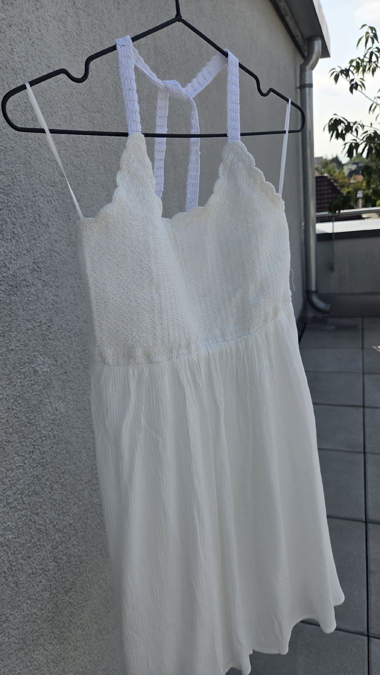 Vestiti: Weisses Halterneck Kleid -  Grösse S – Usato da Wohlen AG venduto da steffi_Bee 1