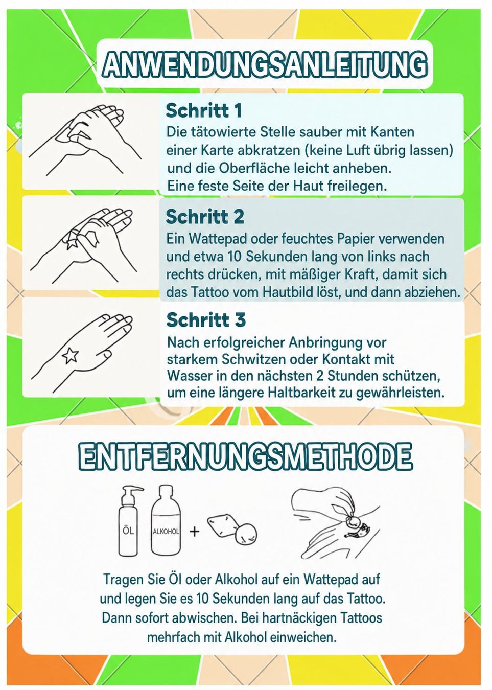 Sticker: Temporäre Katzen Tattoos, 2 Bögen – Nuovo (secondo la descrizione) da Finstersee venduto da Small-Daily-Rituals 3