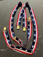 ⭐ Bretelles USA Vintage 70s – Stars & Stripes – Rares