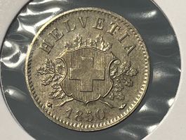 10 Rappen 1850, TOP Qualität!!!