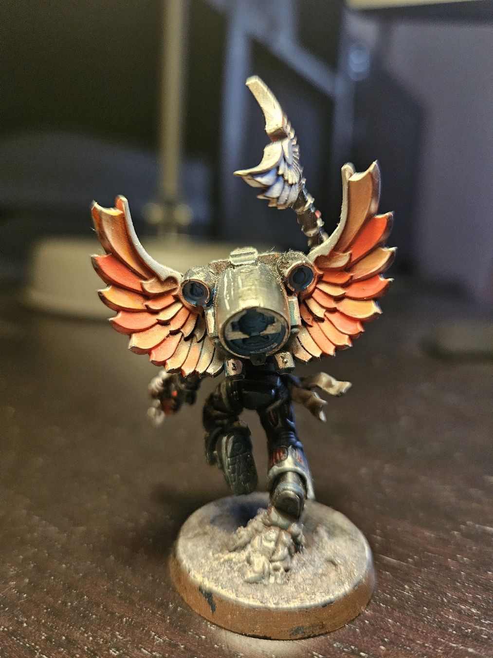 Kit di modellismo & Modellini statici: Warhammer 40K - Blood Angels Chapplain Pro Painted – Usato da Genève venduto da lec_2k2j 2